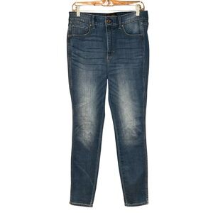 White House Black Market Women’s Size 8 High Rise Skinny Jeans Cashmere Denim‎